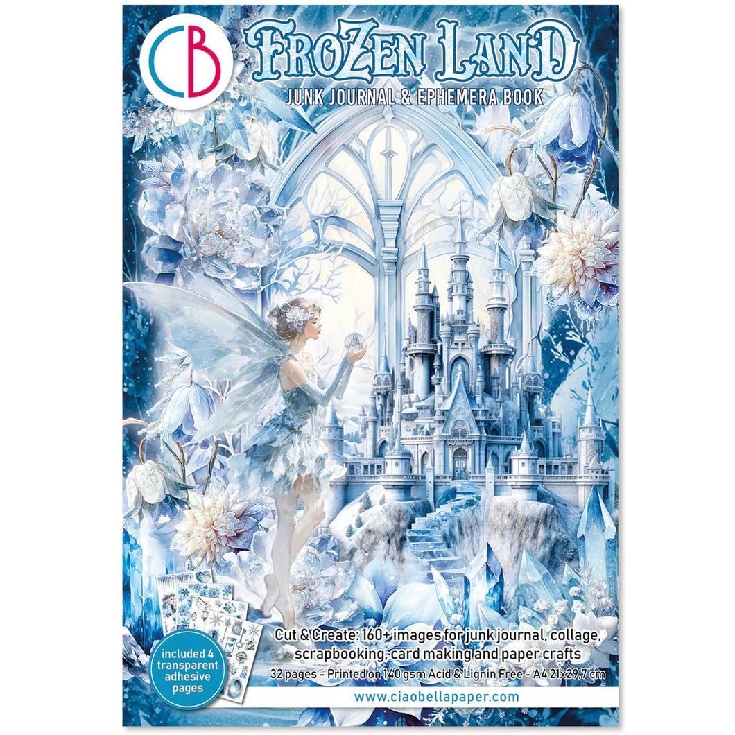 Ciao Bella Frozen Land Junk Journal & Ephemera Book A4 32/Pkg (CBB016)