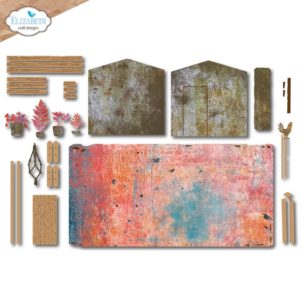 Elizabeth Craft Designs Garden Collection In the Garden Shed (2265)
