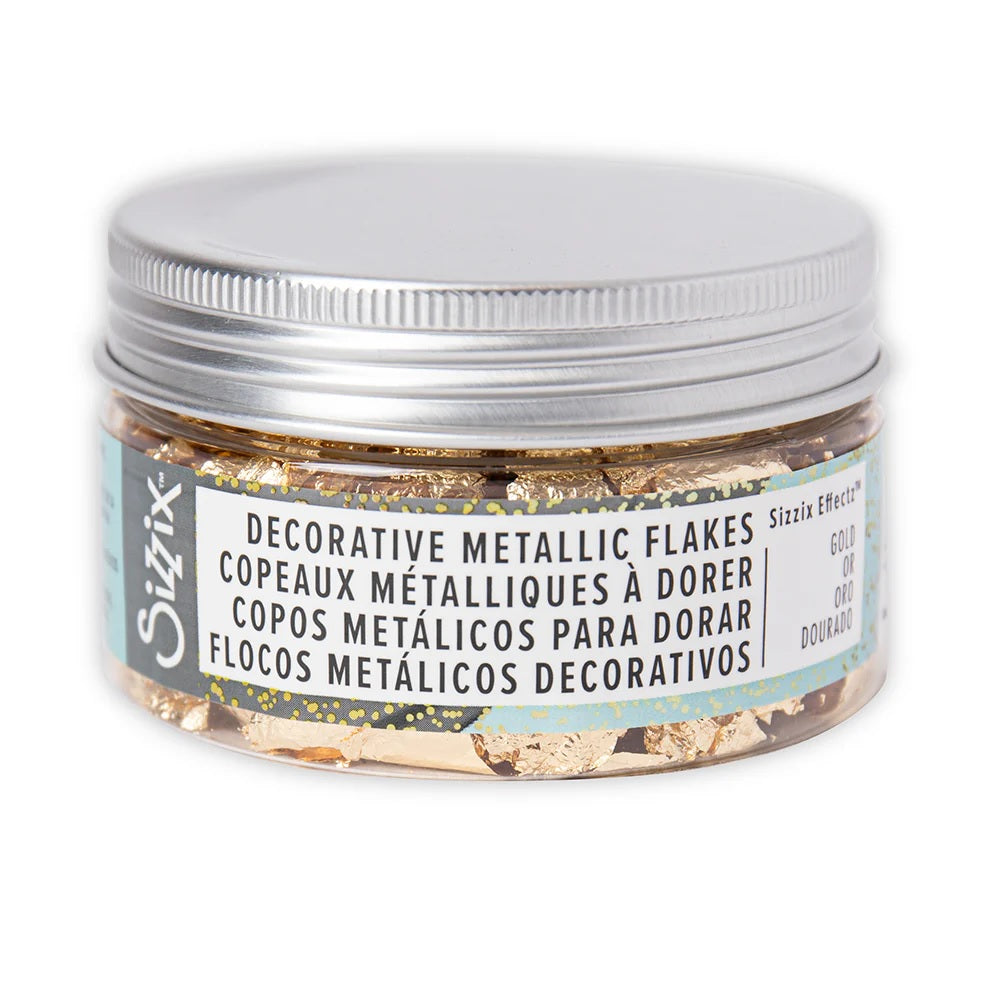 Sizzix Effectz Decorative Metallic Gold Flakes (664563)