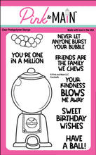 Load image into Gallery viewer, Pink &amp; Main Gumballs Stamp &amp; Matching Die set PM0590
