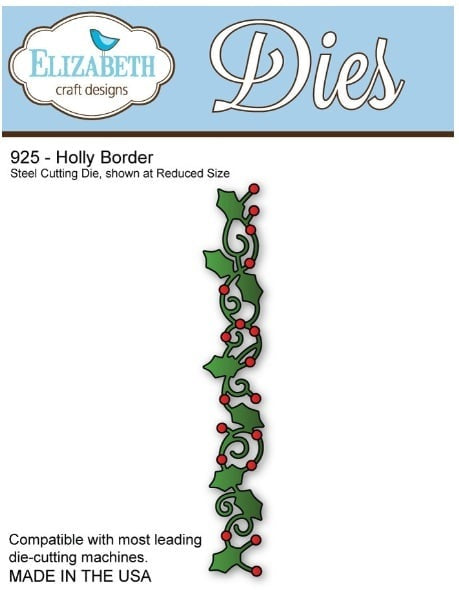 Elizabeth Craft Designs Dies Holly Border (925)