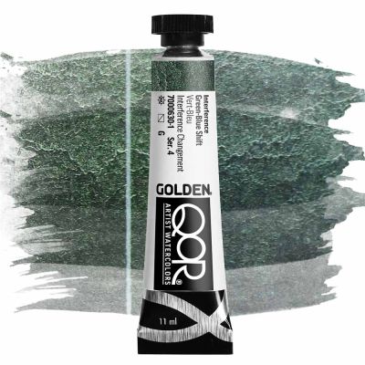 QoR Watercolor Paint Interference Green Blue Shift (7000630-1)