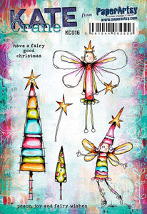 PaperArtsy Rubber Stamp Set by Kate Crane (KC016)