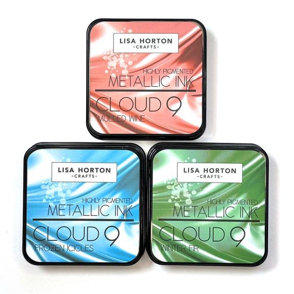 Lisa Horton Metallic Dye Ink 2025  Limited Edition set of 3