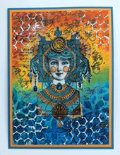 Load image into Gallery viewer, PaperArtsy Rubber Stamp Set Headdress designed by Lynne Perrella (LPC028)