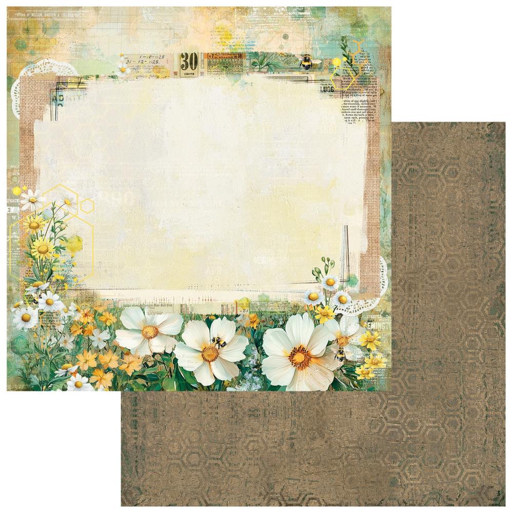 49 and Market Botanical Buzz 12 x 12 Paper Meadow