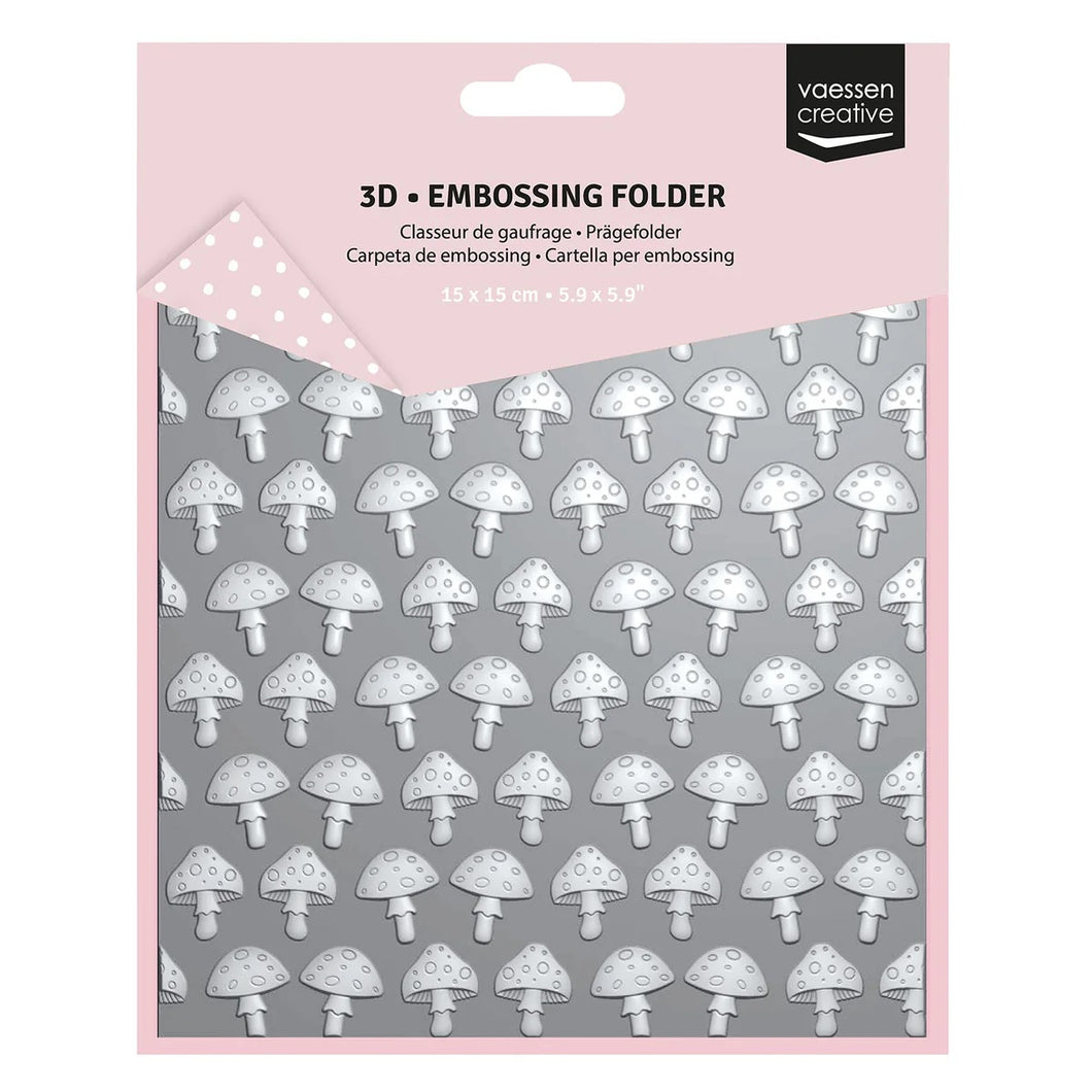 Vaessen Creative • Embossing Folder Mushrooms