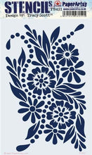 Load image into Gallery viewer, PaperArtsy Stencil Flowers & Leaves by Tracy Scott (PS431)