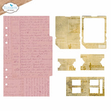 Load image into Gallery viewer, Elizabeth Craft Designs Planner Essentials Page with Large Tab 2 (2281)
