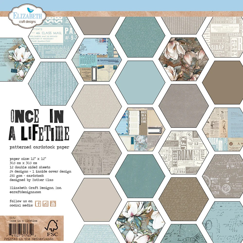 Elizabeth Craft Designs Once in a Lifetime Paper collection  (C032)