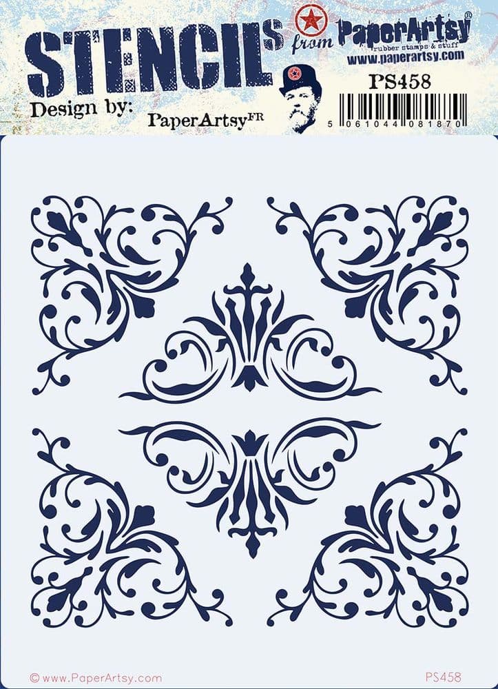 PaperArtsy Stencil   designed by Paperartsy (PS458)