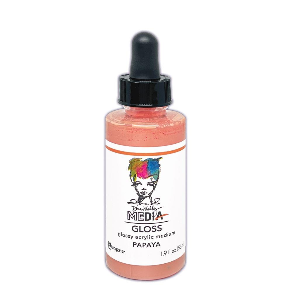 Dina Wakley Media Gloss Papaya 2oz (MDO89315)