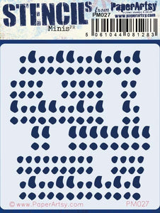 PaperArtsy Mini Stencil by Sara Naumann (PM027)