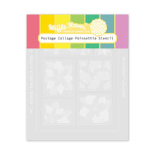 Load image into Gallery viewer, Waffle Flower Postage Poinsettia Stencil (421768)

