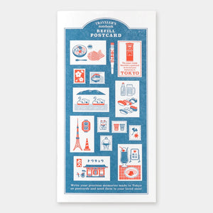 Traveler's Company Refill Postcard Tokyo Edition