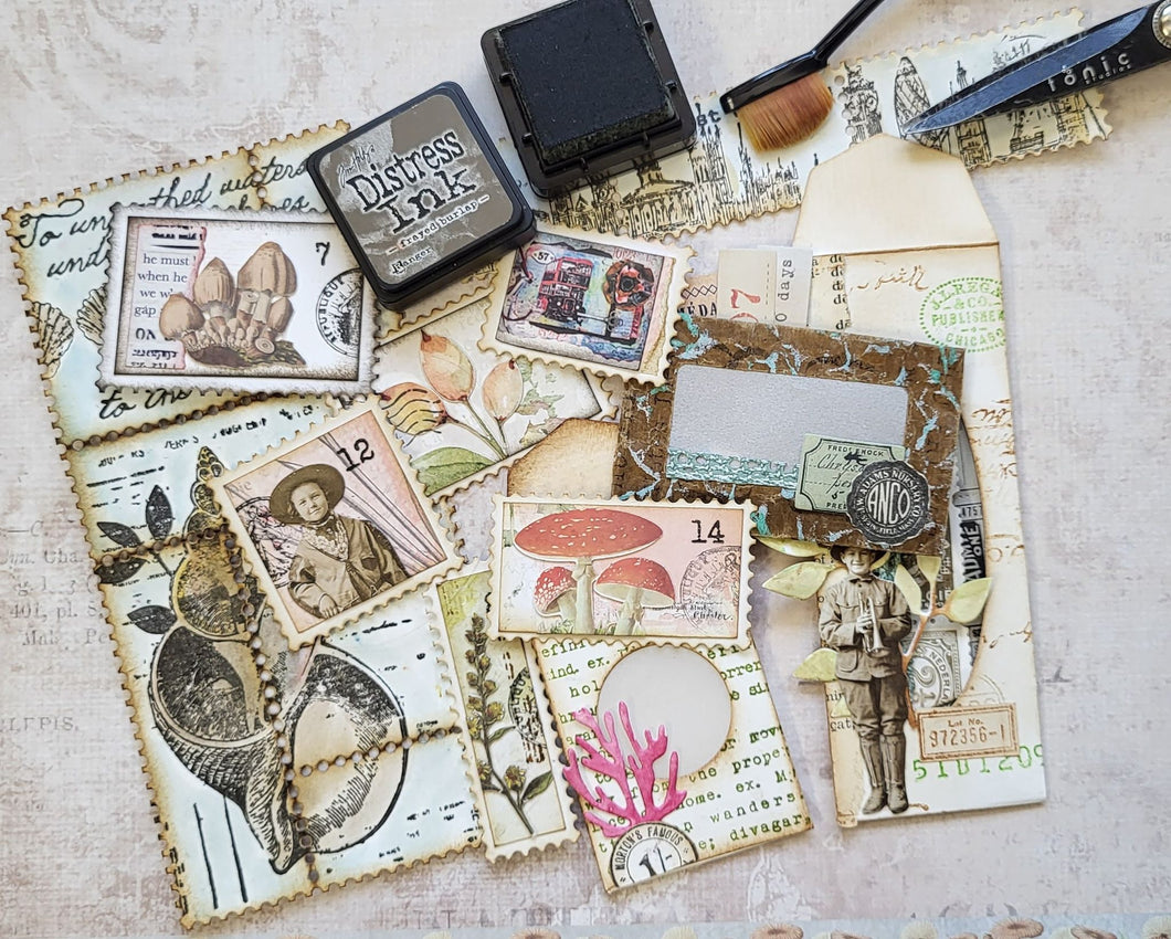 Postage Stamp Art with Michelle - Saturday, May 17th 2:00pm - In Person