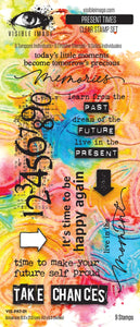 Visible Image Present Time - A6 Stamp Set ( VIS-PRT-01 )
