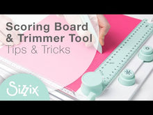 Load and play video in Gallery viewer, Sizzix Making Tool Scoring Board & Trimmer (665797)