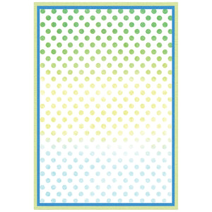 Sizzix 3-D Textured Impressions Embossing Folder w/A6 Stencil - Rock the Dots