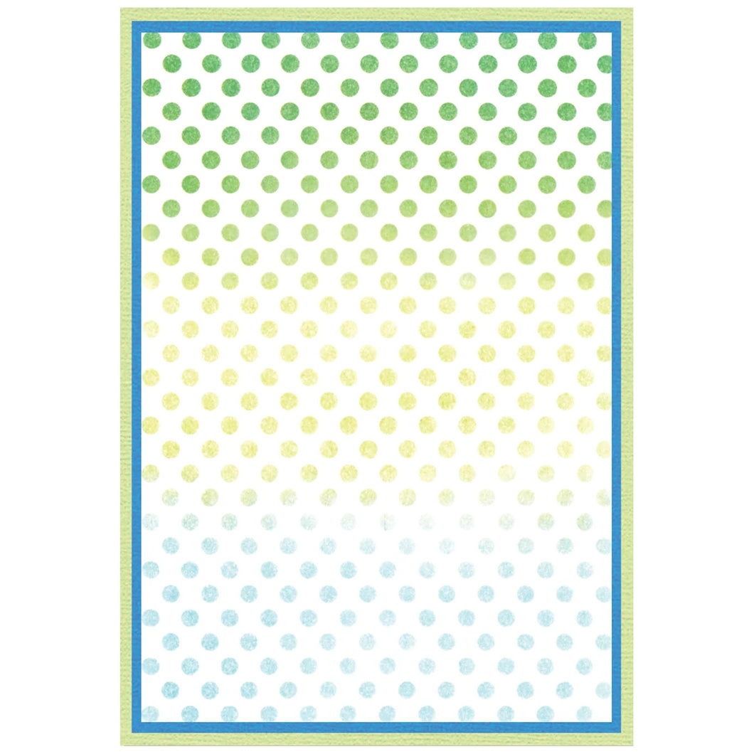 Sizzix 3-D Textured Impressions Embossing Folder w/A6 Stencil - Rock the Dots