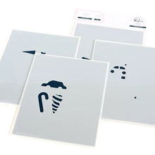 Load image into Gallery viewer, Pinkfresh Studio Stamp, Stencil and Die - Festive Tickets
