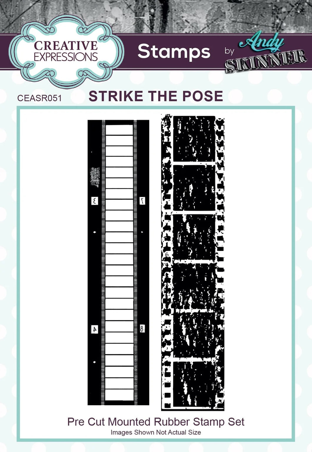 Creative Expressions Stamps by Andy Skinner Strike the Pose (CEASR051