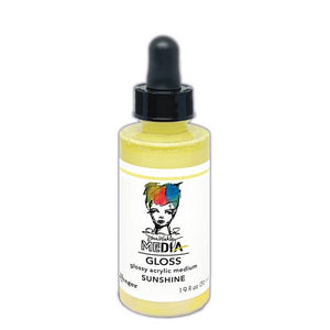 Dina Wakley Media Gloss Sunshine 2oz (MDO89322)