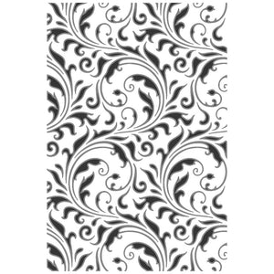 Sizzix Multi Level Textured Impressions Embossing Folder - Vault Flourish by Tim Holtz (666868)