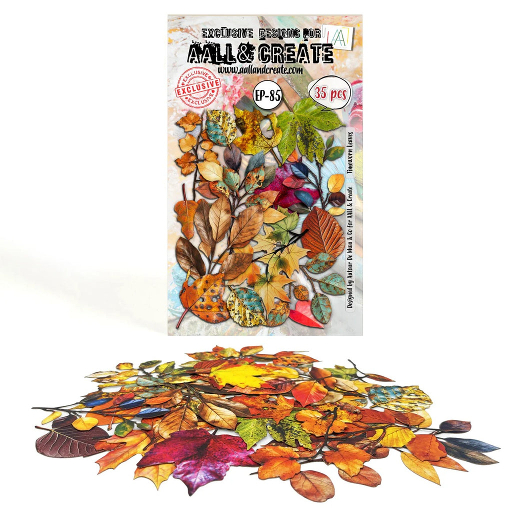 Aall & Create Ephemera Set #85 Timeworn Leaves