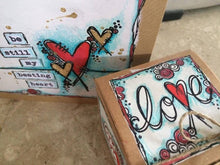 Load image into Gallery viewer, PaperArtsy Rubber Stamp Set Love designed by Tracy Scott (TS004)