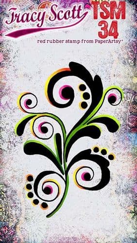 Paperartsy Tracy Scott Mini Stamp (TSM34)