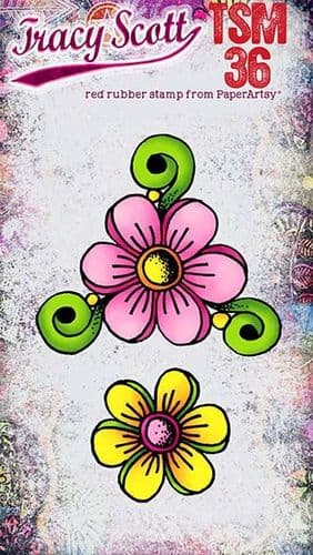 Paperartsy Tracy Scott Mini Stamp (TSM36)