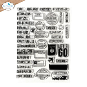 Elizabeth Craft Designs Stamp  Travel Journal  (CS409)