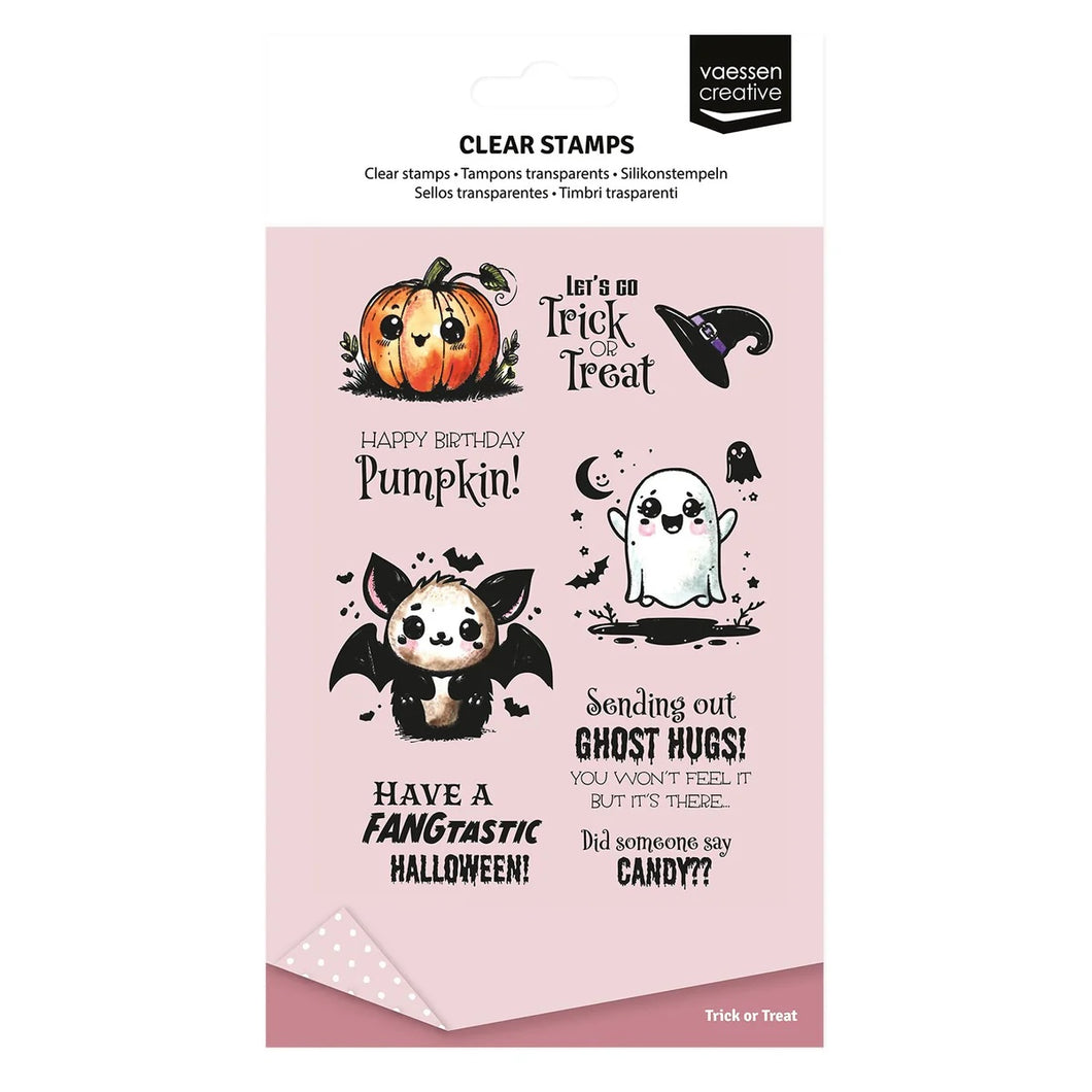 Vaessen Creative • Clear Stamps Trick or Treat 9pcs (3625-0011)