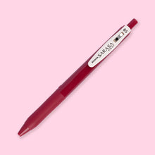 Load image into Gallery viewer, Zebra Sarasa Clip Gel Pen Vintage Cassis Red 0.5MM