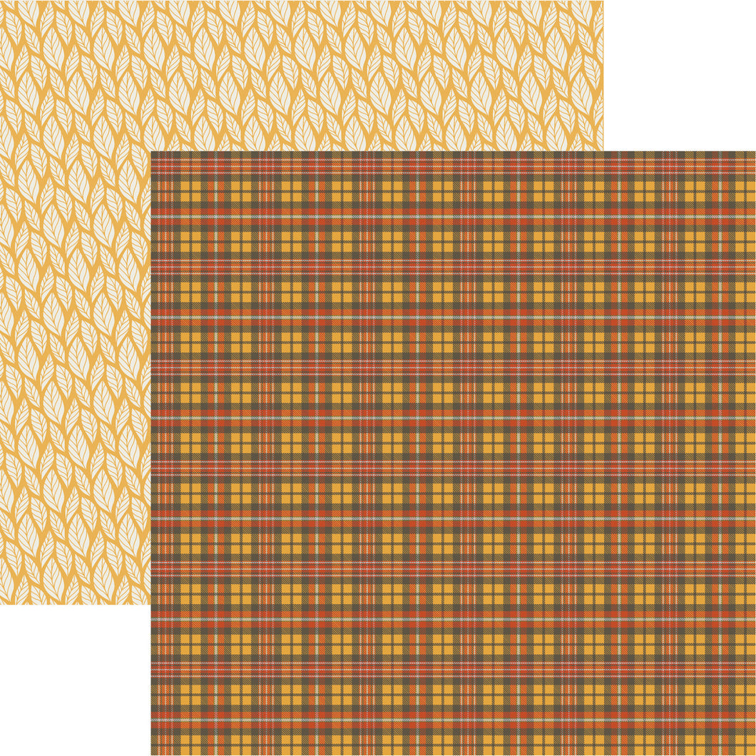 Reminisce Autumn Vibes Collection 12x12 Scrapbook Paper Autumn Vibes (VIB-001)
