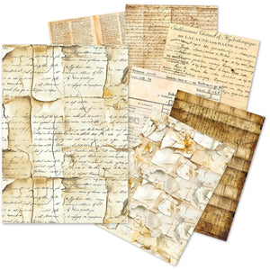Ciao Bella A5 Tissue Paper 24 sheets Vintage Manuscript