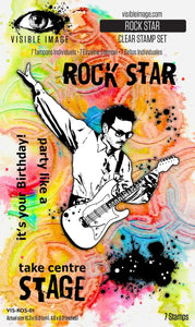 Visible Image Rock Star 4 in x 6 in Stamp Set (VIS-ROS-01)