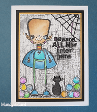 Load image into Gallery viewer, PaperArtsy Stamp Set Four Fiends by Elena Zinski (ZA04)