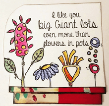 Load image into Gallery viewer, PaperArtsy Stamp Set Flowers are Happys on Sticks by Elena Zinski (ZA08)