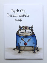 Load image into Gallery viewer, PaperArtsy Stamp Set Bark the Herald Angels by Elena Zinski (ZA49)