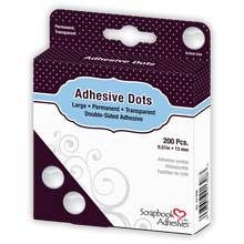 Load image into Gallery viewer, Scrapbook Adhesives Adhesive Dots Large Permanent Transparent (01308)