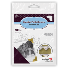 Load image into Gallery viewer, Scrapbook Adhesives Creative Photo Corners Gold (01625)