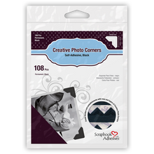 Load image into Gallery viewer, Scrapbook Adhesives Creative Photo Corners Black (01626)