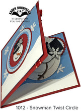 Load image into Gallery viewer, Karen Burniston Craft Die Set Snowman Twist Circle (1012)