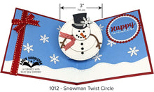 Load image into Gallery viewer, Karen Burniston Craft Die Set Snowman Twist Circle (1012)