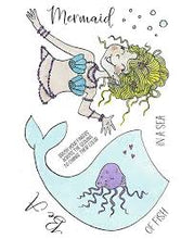 Load image into Gallery viewer, Inky Antics Clear Stamp Sets Mermaid (11489MC)