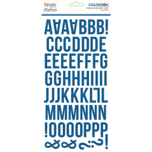 Load image into Gallery viewer, Simple Stories Color Vibe Foam Alpha Stickers Navy (13440)
