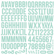 Load image into Gallery viewer, Simple Stories Color Vibe Foam Alpha Stickers Robin&#39;s Egg Blue (13442)
