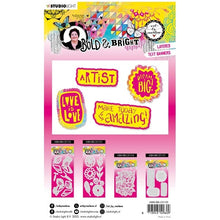 Load image into Gallery viewer, Art by Marlene Bold & Bright Collection Die Set Layered Text Banners